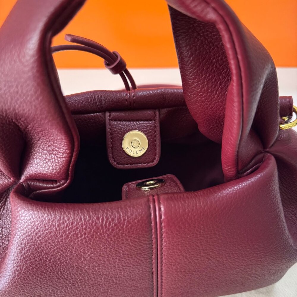 Polène Mini Bag in Wine Red - Picture 10 of 10